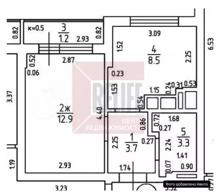 1-к кв. Калининградская область, Калининград Летняя ул., 72 (30.0 м) - Фото 2