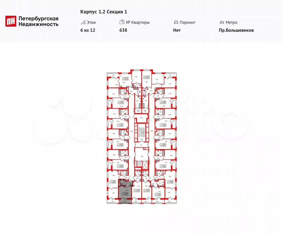Квартира-студия, 21,1 м, 11/12 эт. - Фото 1