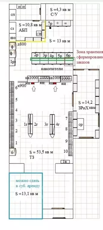 Помещение свободного назначения в Воронежская область, Воронеж ул. ... - Фото 2