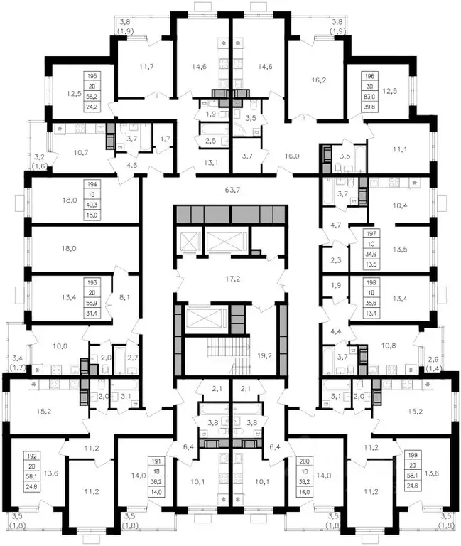 2-к кв. Москва ул. Берзарина, 32 (57.0 м) - Фото 1