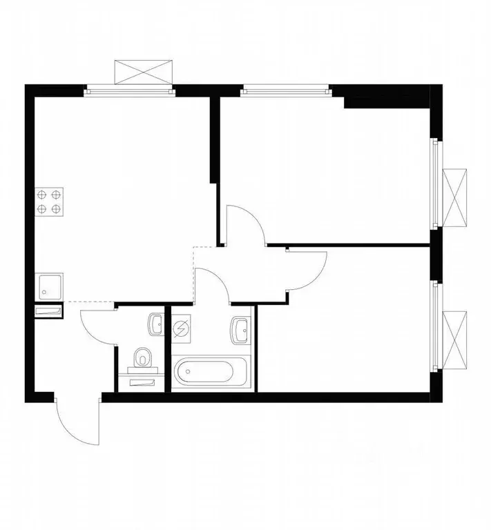 3-к кв. Москва Амурская ул., 2к2 (50.0 м) - Фото 1