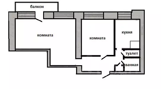 2-к кв. Ивановская область, Иваново ул. Громобоя, 29 (52.0 м) - Фото 1
