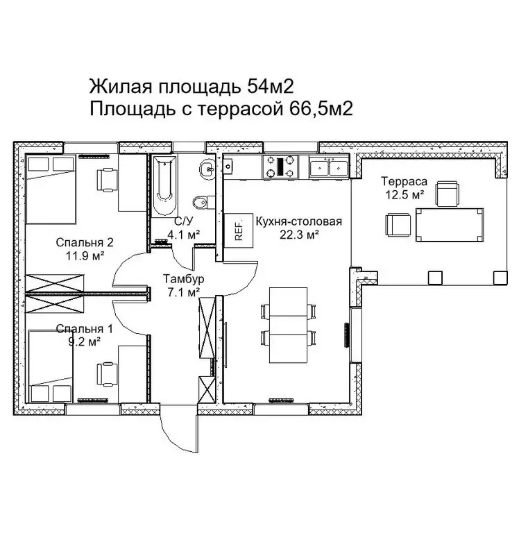 Дом в село Конь, Советская улица (67.1 м) - Фото 2