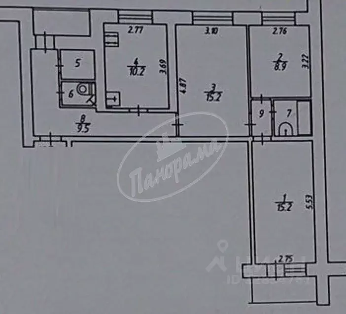 3-к кв. Калужская область, Калуга бул. Моторостроителей, 9 (66.5 м) - Фото 2