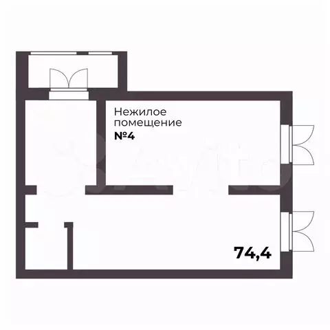 Продам помещение свободного назначения, 79.9 м - Фото 0