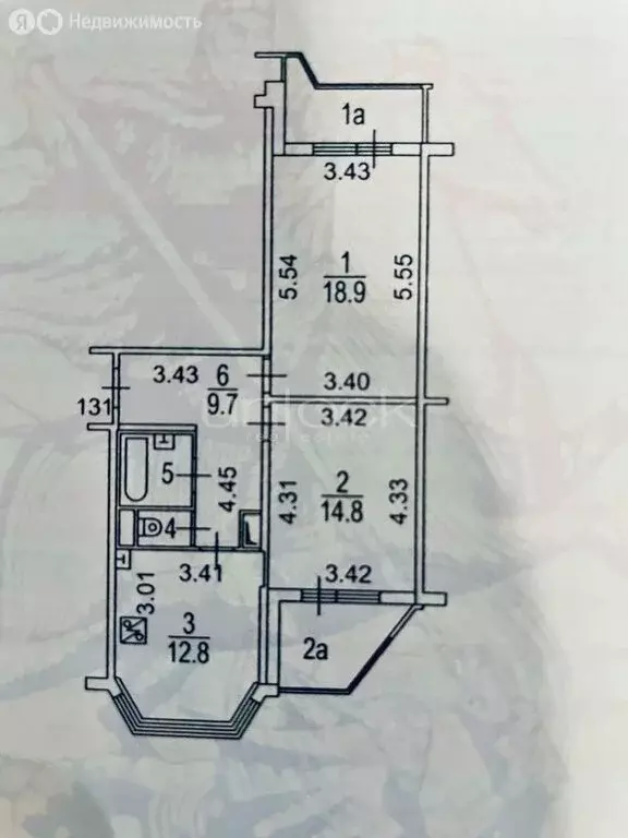 2-комнатная квартира: Москва, улица Молодцова, 23к2 (60.2 м) - Фото 1