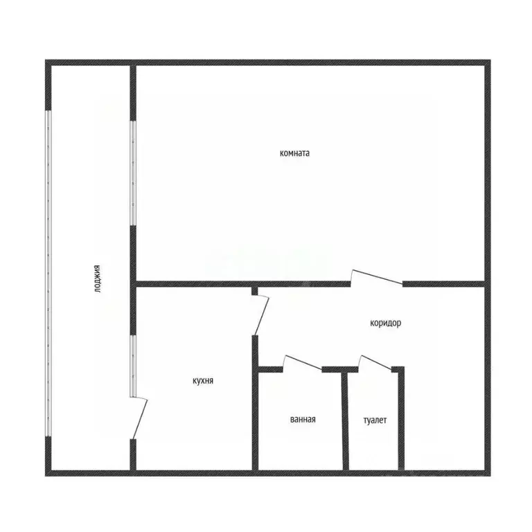 1-к кв. Курская область, Курск Звездная ул., 19 (38.3 м) - Фото 2