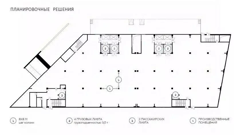 Помещение свободного назначения в Москва Рябиновая ул., 44 (1800 м) - Фото 2