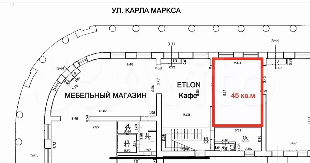 Свободного назначения, 45 м - Фото 0