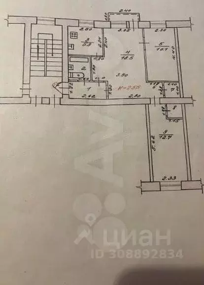 3-к кв. Волгоградская область, Волгоград ул. Тулака, 40 (57.0 м) - Фото 0