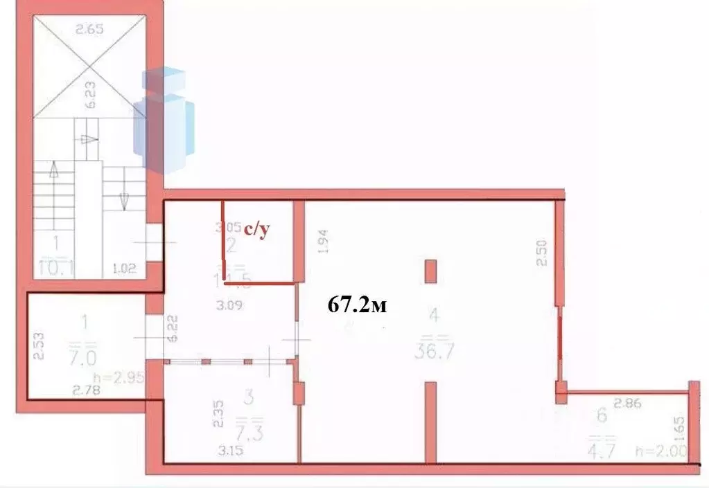 Офис в Нижегородская область, Нижний Новгород ул. Пискунова, 27а (67 ... - Фото 2