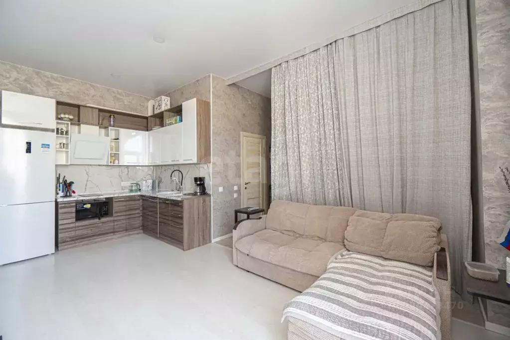 Студия Севастополь ул. Пляж Омега, 8 (48.2 м) - Фото 1