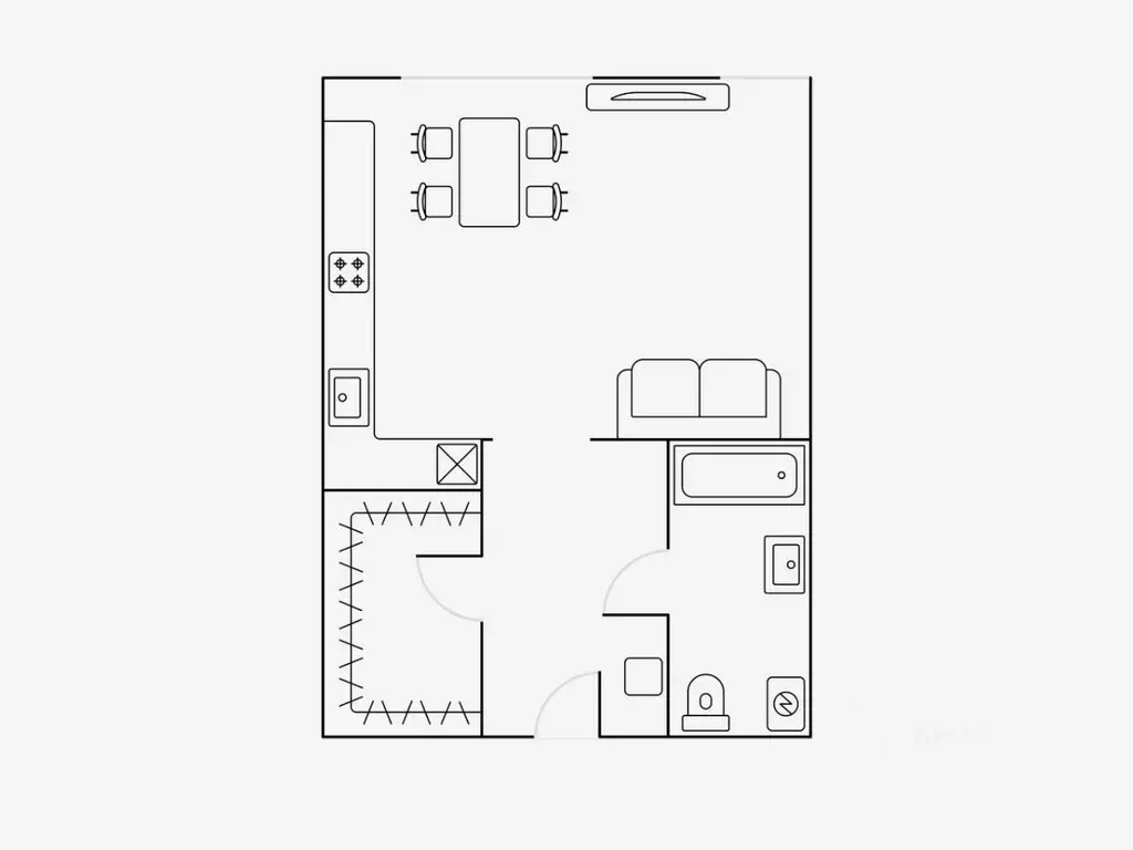 Студия Москва ул. Василисы Кожиной, 13 (46.0 м) - Фото 2