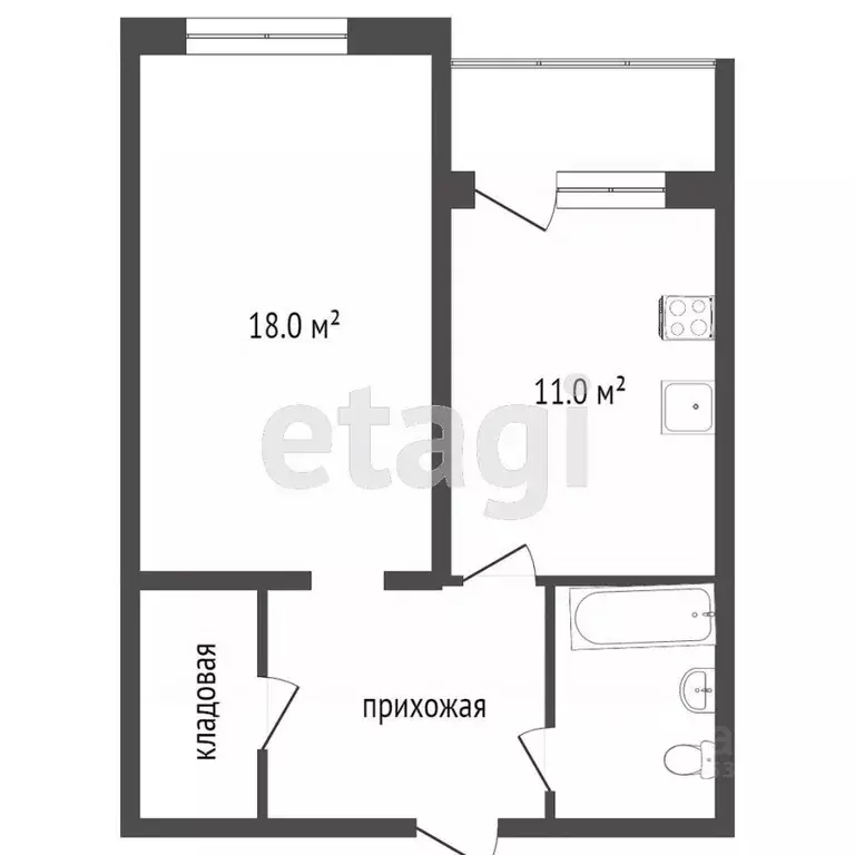 1-к кв. Воронежская область, Воронеж ул. Ворошилова, 1/3 (51.5 м) - Фото 1