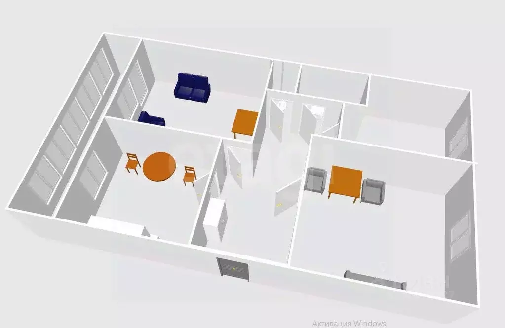 3-к кв. Сахалинская область, Анива ул. Ленина, 26 (66.0 м) - Фото 2