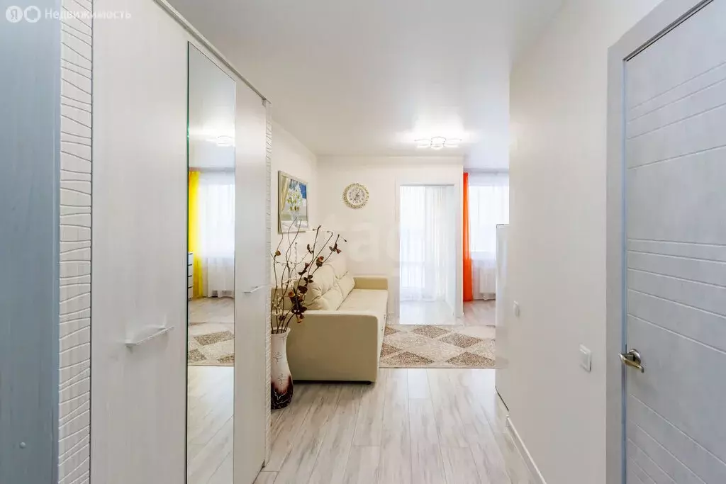 Квартира-студия: деревня Патрушева, улица Александра Пушкина, 14 (26.5 ... - Фото 2