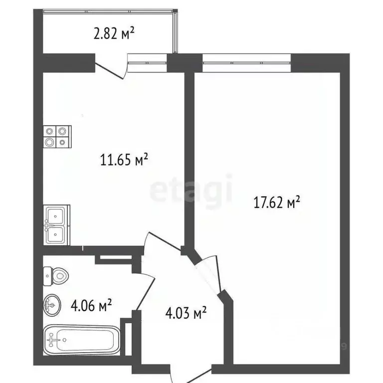 1-к кв. Мордовия, Саранск ул. Тавлинская Набережная, 1 (38.0 м) - Фото 2