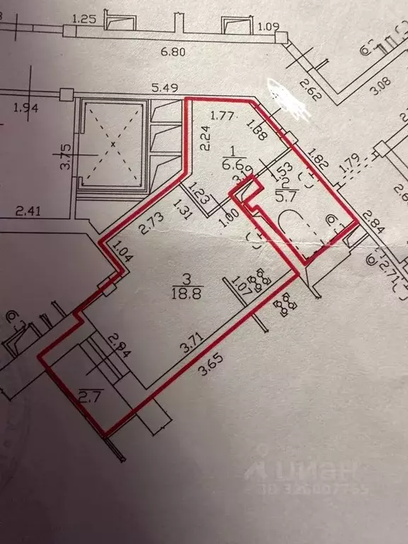 Студия Санкт-Петербург Малая Десятинная ул., 11 (31.1 м) - Фото 0