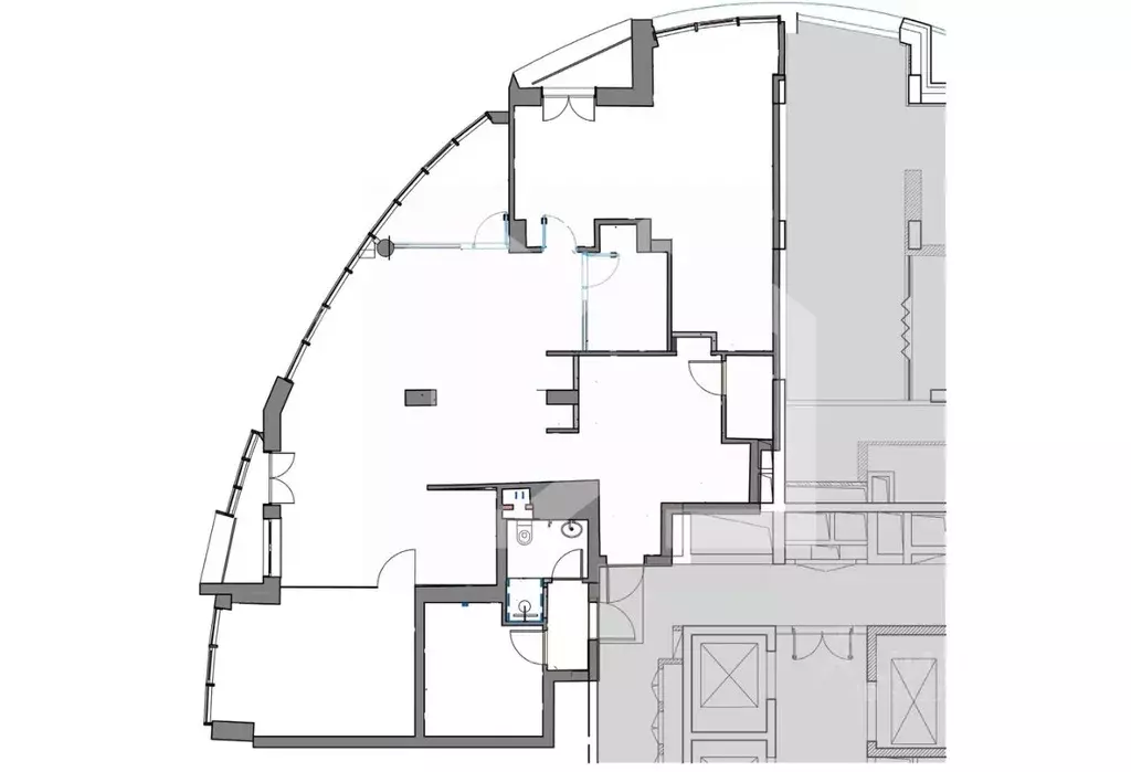 Помещение свободного назначения в Москва Поклонная ул., 3 (180 м) - Фото 2