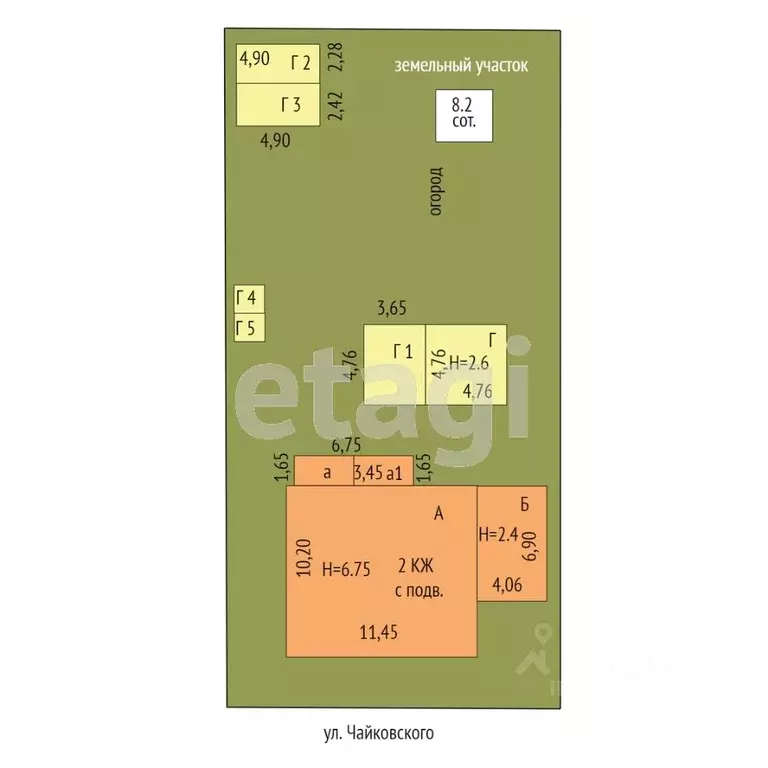 Дом в Краснодарский край, Ейск ул. Чайковского (250 м) - Фото 2