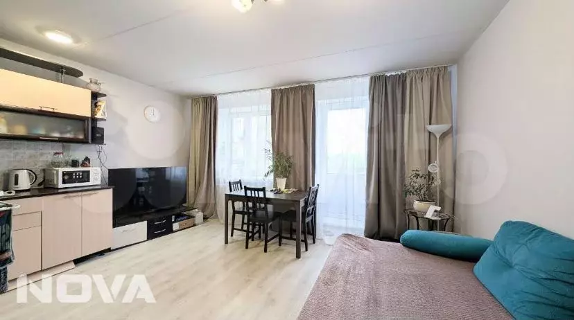 1-к. квартира, 28,9 м, 3/9 эт. - Фото 1