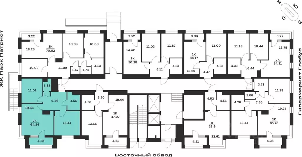 2-к кв. Тульская область, Тула городской округ, с. Осиновая Гора ул. ... - Фото 2