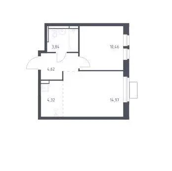 Продаётся 1-к квартира, 38.21 м - Фото 0