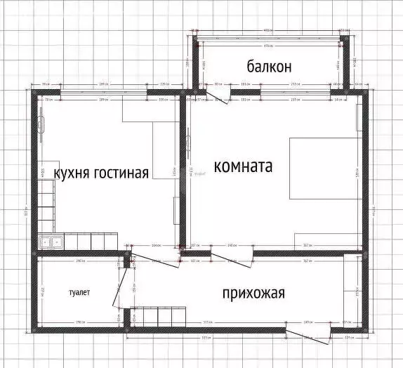 1-комнатная квартира: Казань, улица Четаева, 10 (43.2 м) - Фото 0