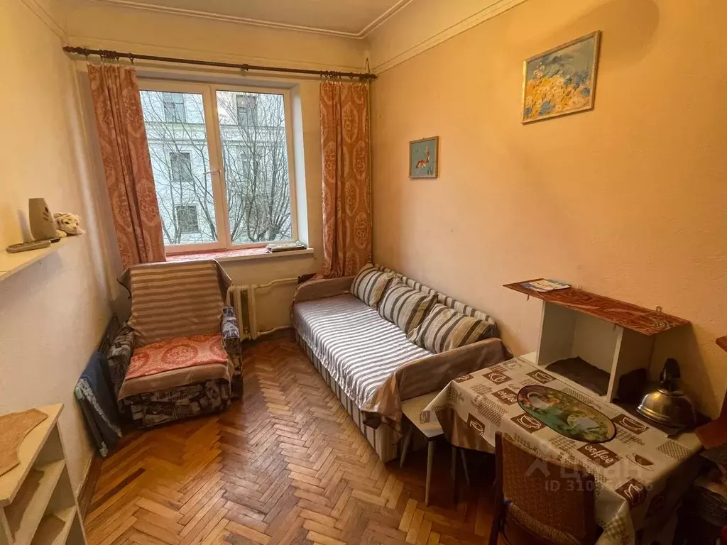 Комната Санкт-Петербург пер. Каховского, 5А (11.0 м) - Фото 0
