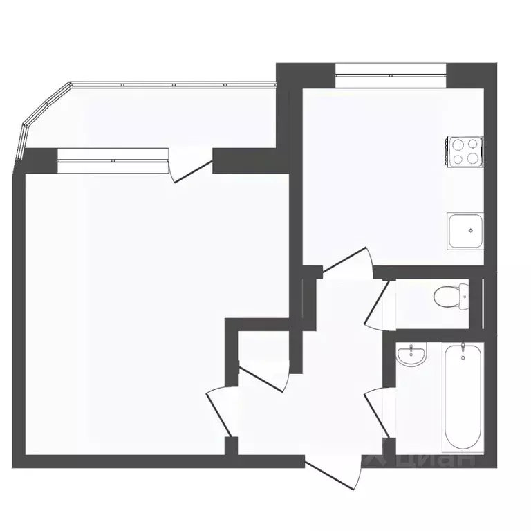 1-к кв. Пермский край, Пермь ул. Генерала Панфилова, 8 (36.0 м) - Фото 0