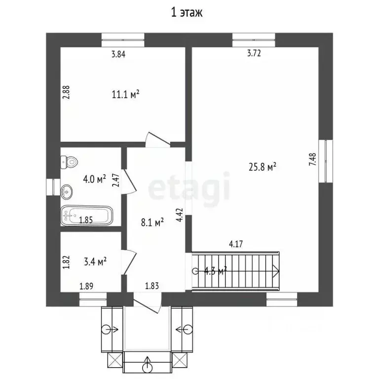 Дом в Тюменская область, Тюмень Усадебная ул. (120 м) - Фото 2
