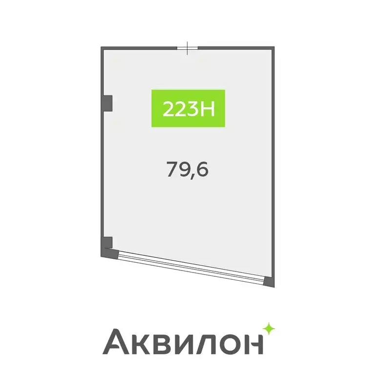 Помещение свободного назначения (79.6 м) - Фото 1