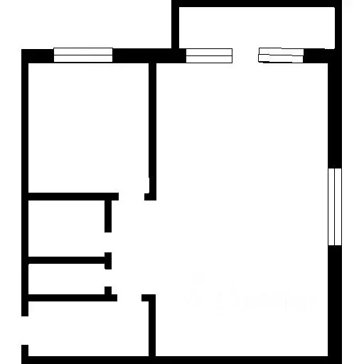 1-к кв. Тульская область, Тула ул. Серова, 10 (31.0 м) - Фото 1