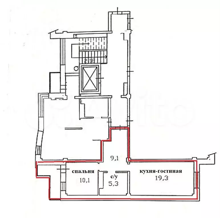 2-к. квартира, 39 м, 5/10 эт. - Фото 0