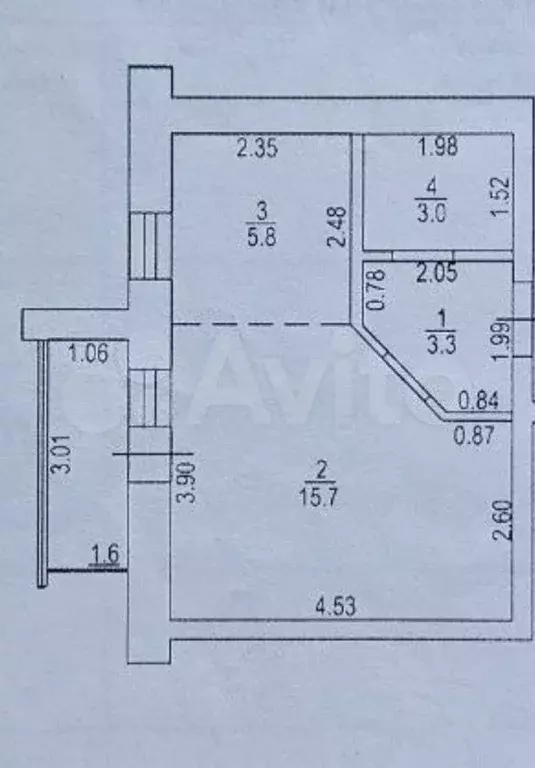 Квартира-студия, 27,8 м, 6/9 эт. - Фото 0