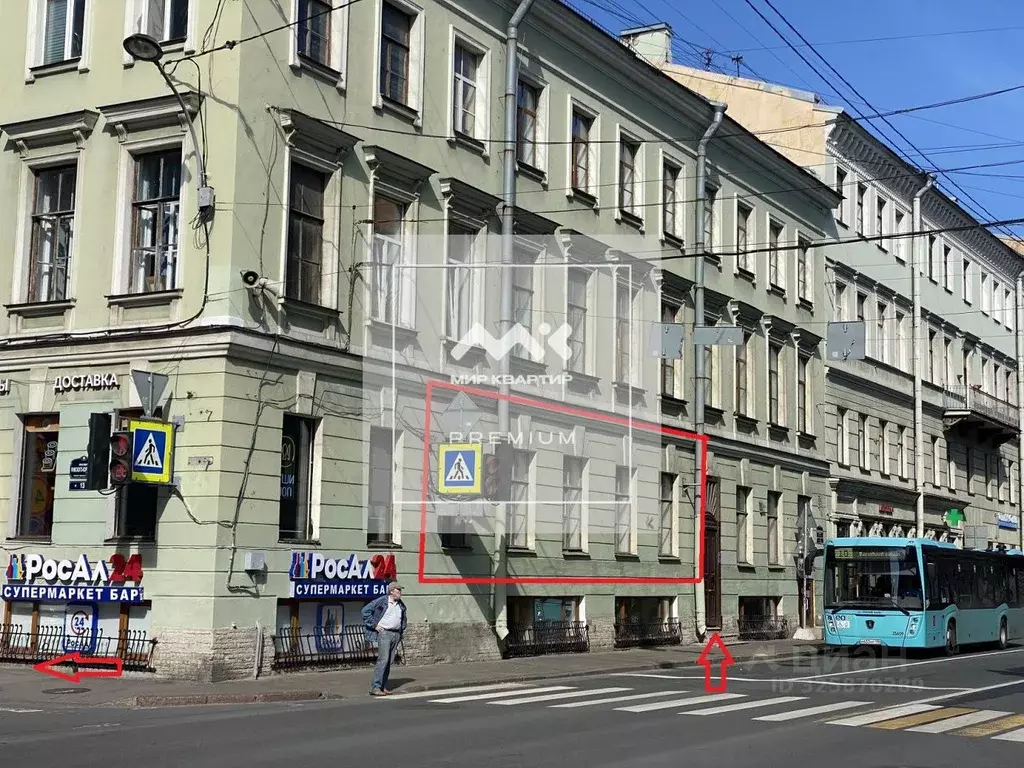 Помещение свободного назначения в Санкт-Петербург Вознесенский просп., ... - Фото 1