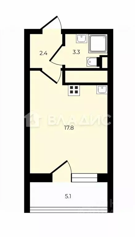 Студия Ленинградская область, Кудрово г. Всеволожский район, Заневское ... - Фото 2
