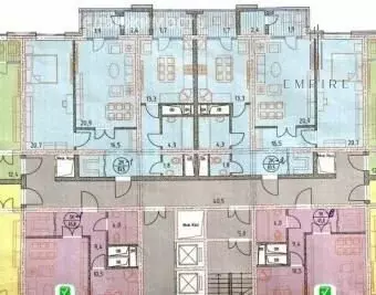 2-комнатная квартира: Грозный, улица Идрисова, 40 (82.62 м) - Фото 1