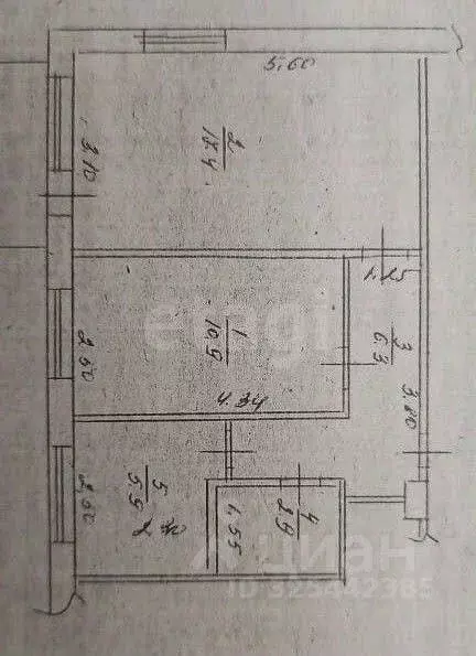 2-к кв. Башкортостан, Уфа ул. Достоевского, 152/1 (43.4 м) - Фото 1