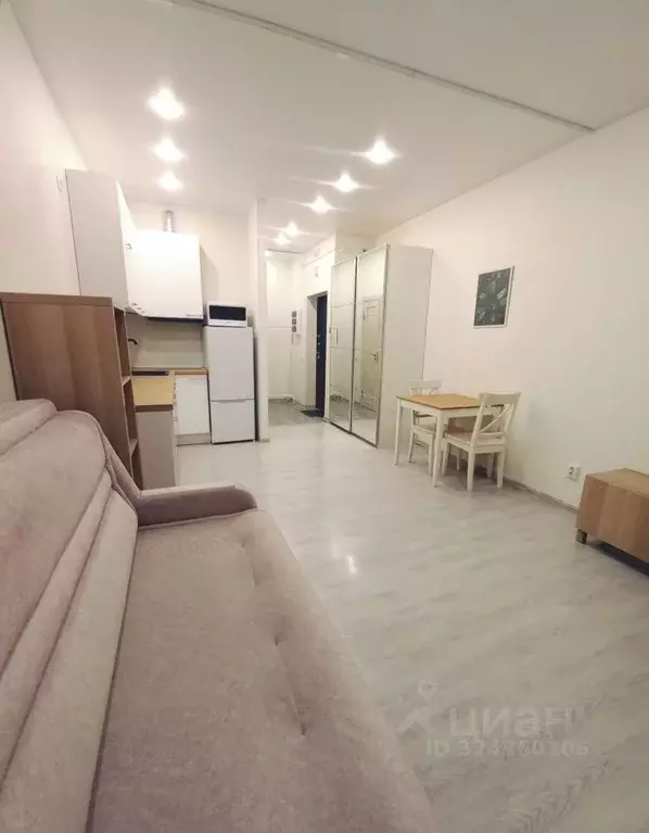 Студия Санкт-Петербург ул. Дыбенко, 8к3 (26.0 м) - Фото 2