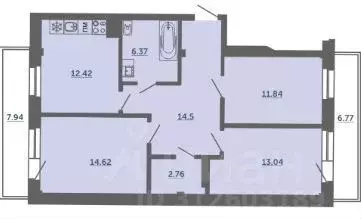 3-к кв. Санкт-Петербург Лахта тер., ул. Новая, 51к10 (81.0 м) - Фото 0