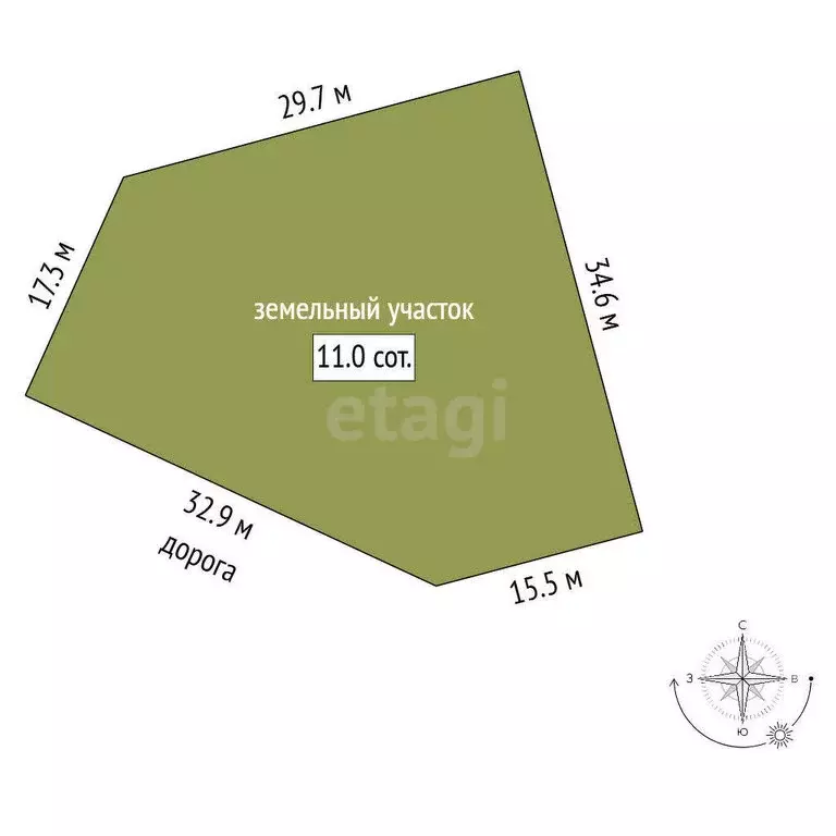 Участок в Ленинградская область, Гатчинский муниципальный округ, ... - Фото 1