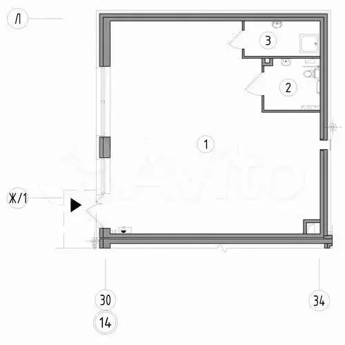 Продам помещение свободного назначения, 82.1 м - Фото 1