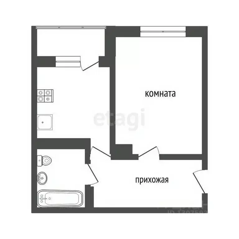 1-к кв. Ярославская область, Ярославль ул. Короленко, 3к2 (38.7 м) - Фото 1