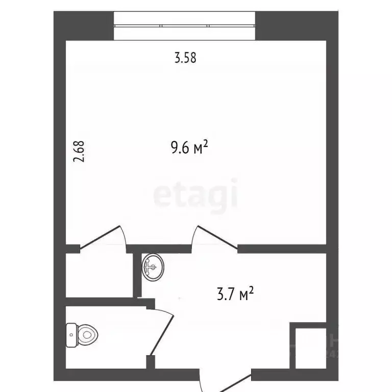 1-к кв. Удмуртия, Ижевск Буммашевская ул., 4 (18.1 м) - Фото 1