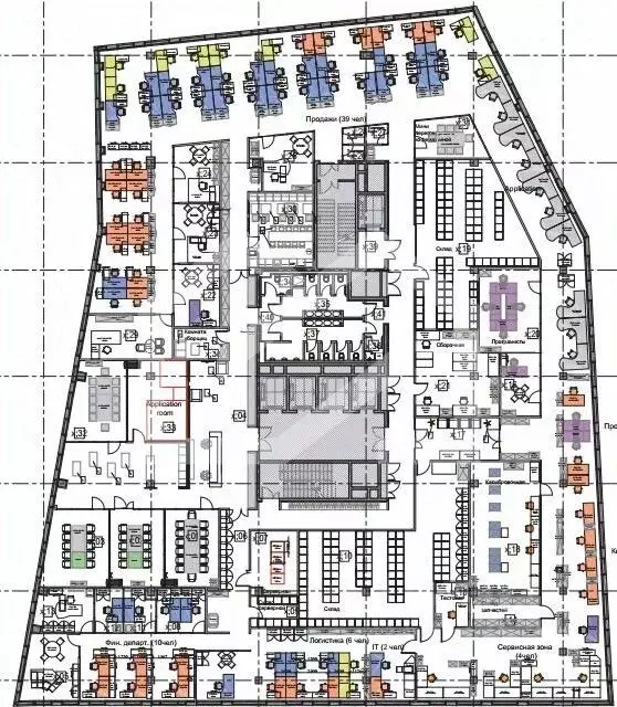 Помещение свободного назначения в Москва Нахимовский просп., 58 (2084 ... - Фото 2