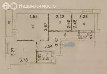 3-комнатная квартира: Липецк, улица Василия Саунина, 3 (62.3 м) - Фото 0