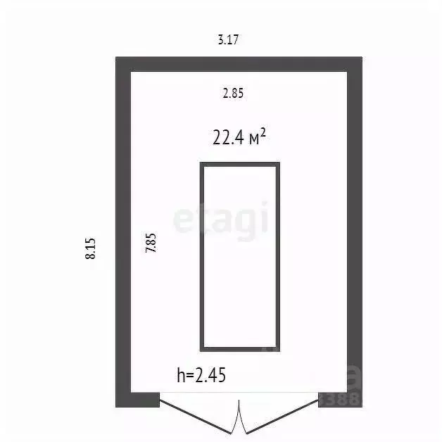 Гараж в Красноярский край, Красноярск ул. Менжинского, 10гс1 (22 м) - Фото 2