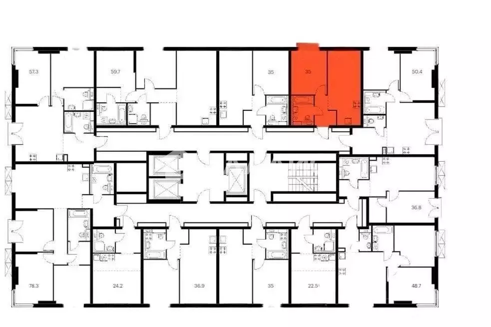 1-комнатная квартира: Москва, улица Николая Озерова, 8к1 (35 м) - Фото 1