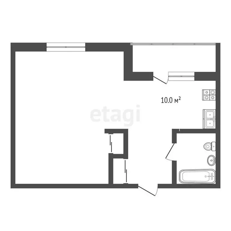 1-комнатная квартира: Пенза, улица Лозицкой, 8 (39.4 м) - Фото 0
